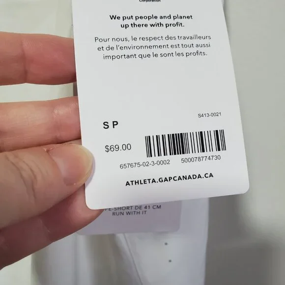 ATHLETA NWT Run With It 16" Skort Skirt Lined Tennis Golf White Women's Small - Picture 11 of 16